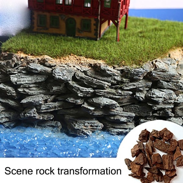 50g Simuleringsbenk Rock Stone Mountain Platform 50-80MM 50-80mm