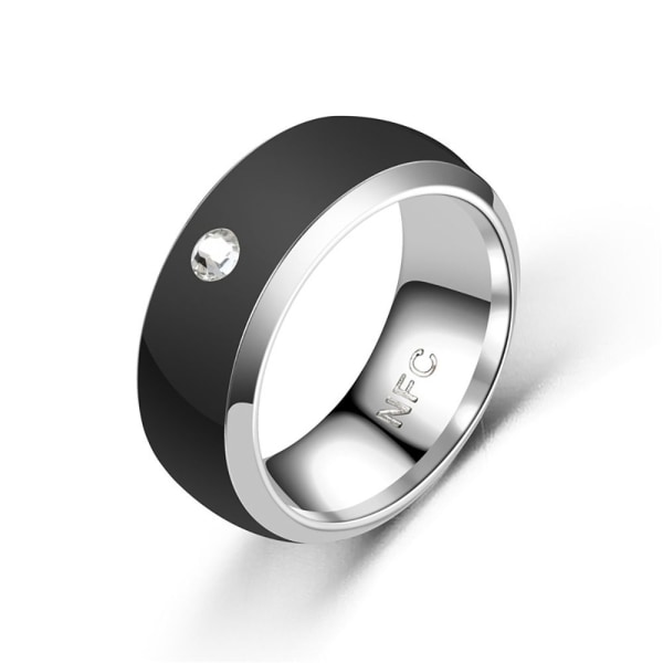 NFC Smart Ring Finger Digital Ring SVART 12 12 BLACK 12-12