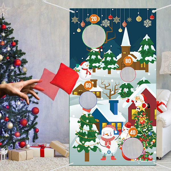 Julkastningsspel Flaggaspel Bean Bags Safe Tossing