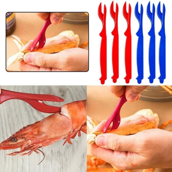 Seafood Needle Seafood Tool PUNAINEN Red