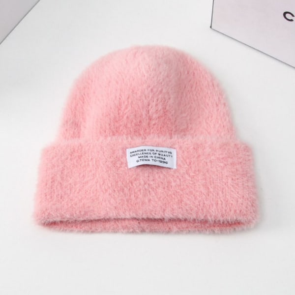 Vinter varme hatter Uformell stable luer ROSA Pink