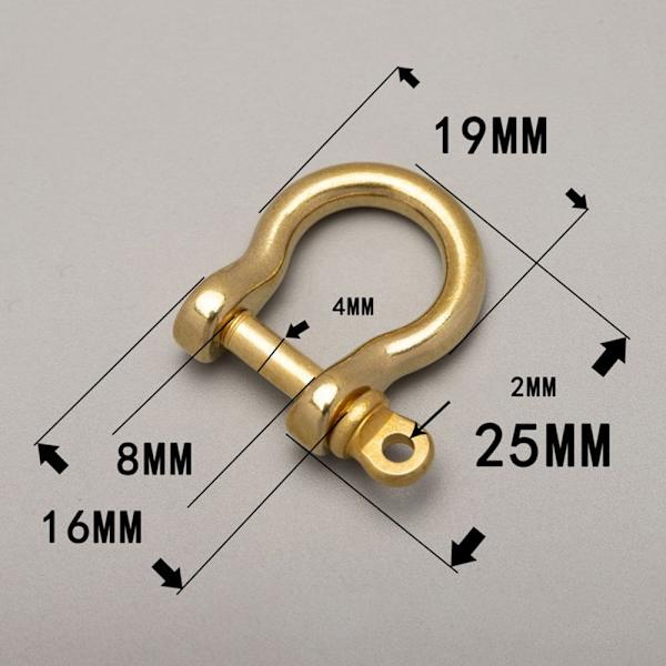 Solid karabinhage D bueklammer 3 3 3