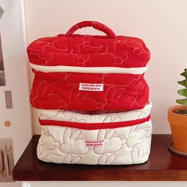 Makeuptaske Toilettasker RØD L6 6 Red L6-6