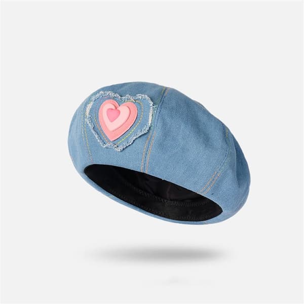 Baretter Hat Malerkasket MØRKEBLÅ dark blue