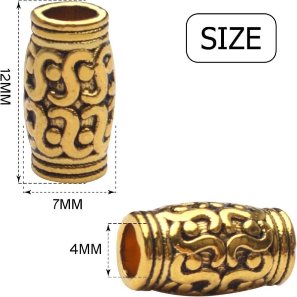 Søjle Spacer Beads Alloy Beads Spacer Beads Alloy