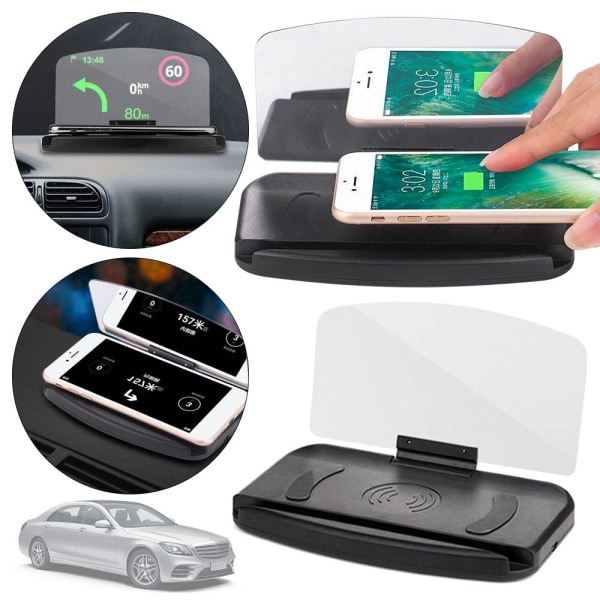 HUD Car Navigation Head-up Display LÅNGSAM LADDNING