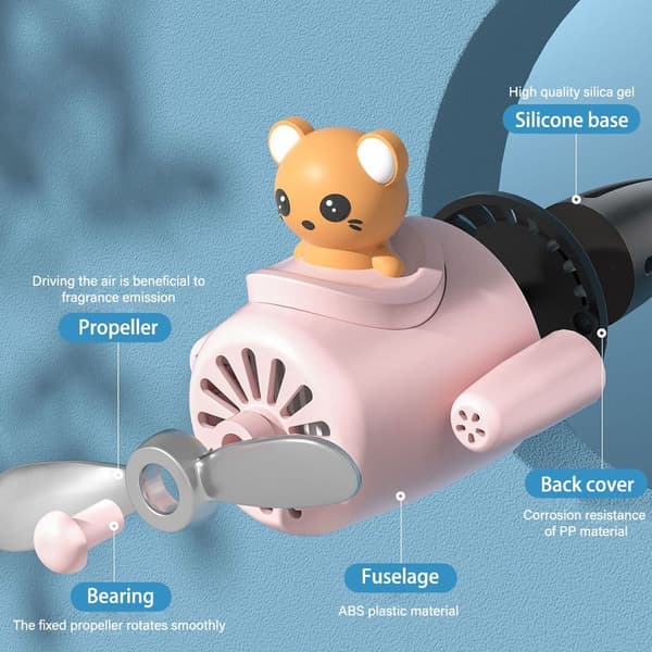 Air Outlet Duft Diffuser Duftprodukter PINK pink