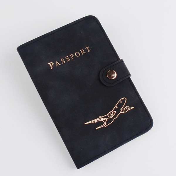Passdeksel Kredittkort Passholder SVART Black