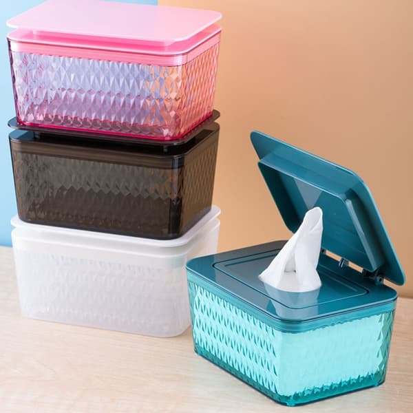 Tissue Box Papir Håndklæde Box BLÅ blue