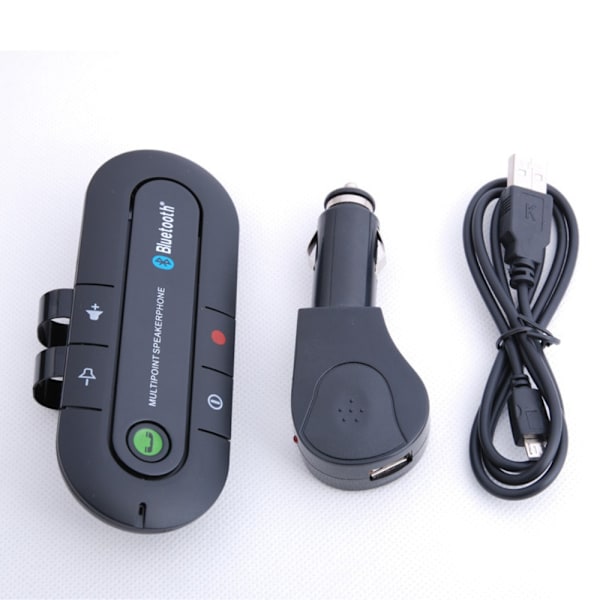 Håndfri bil Bluetooth Bluetooth højttaler SORT black
