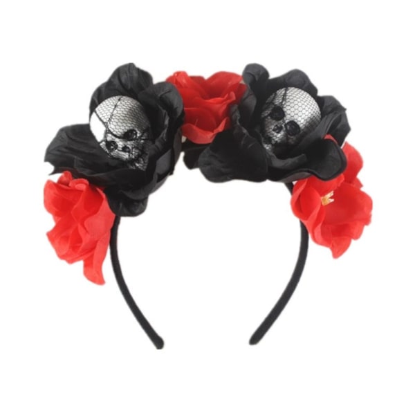 Hiuspanta PUNAINEN&MUSTA red&black