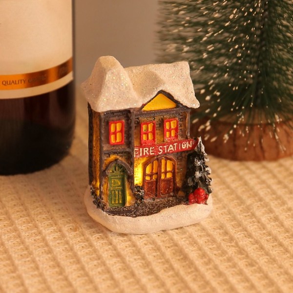 Mini House Miniatyr julepynt F F F