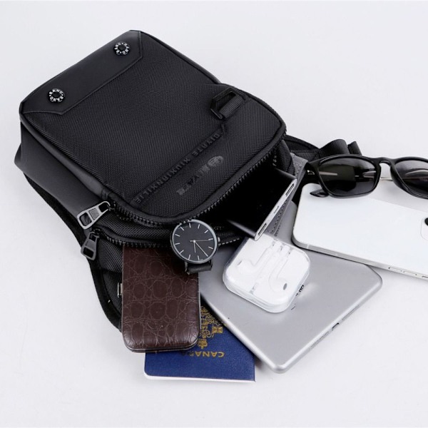 Riding Leg Bag Waist Pack MUSTA black