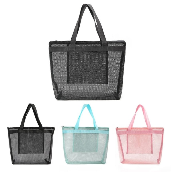 Beach Mesh Bag Toalettveske SORT black