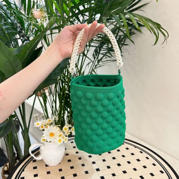 Vävd väska Crossbody-väska GRÅ grey