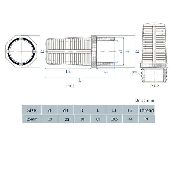 2st permeabel blomkorg Mesh korg överströmssil 2PCS