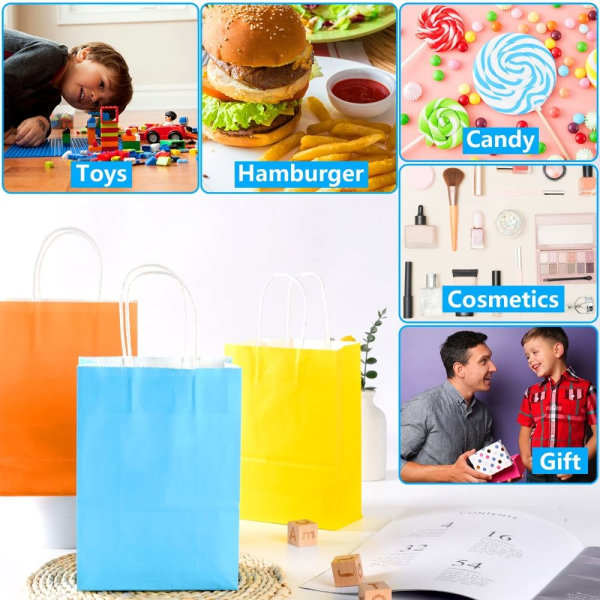 32 stk gaveposer med håndtak Party Favor Poser Små gaveposer 32Pcs