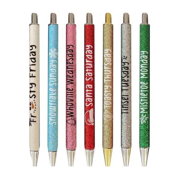 Christmas Glitter Pen Funny kynät A A A