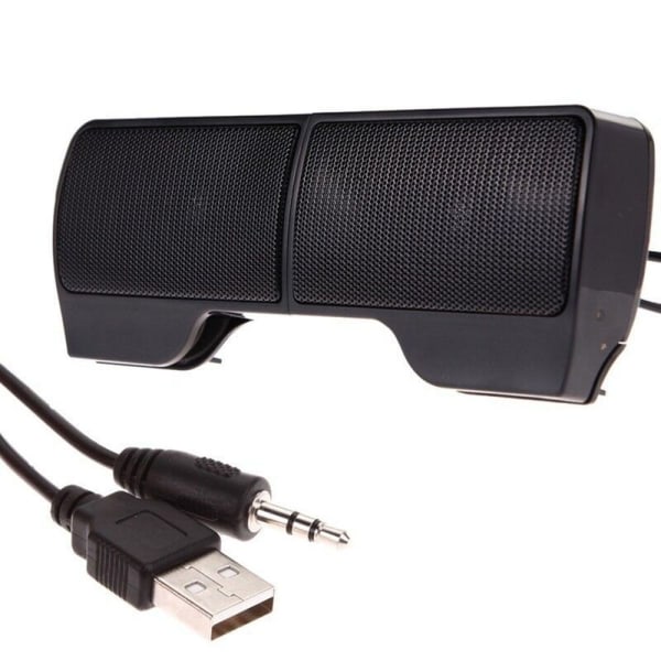 Klipbar USB-minihøjttaler Computer Stereohøjttalere Soundbar