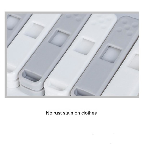 20 stk Plast Klesklyper Klesklyper Clip Hangers for Bukser White 20 Pcs-20  Pcs 2134 | White | 20 Pcs-20 Pcs | Fyndiq