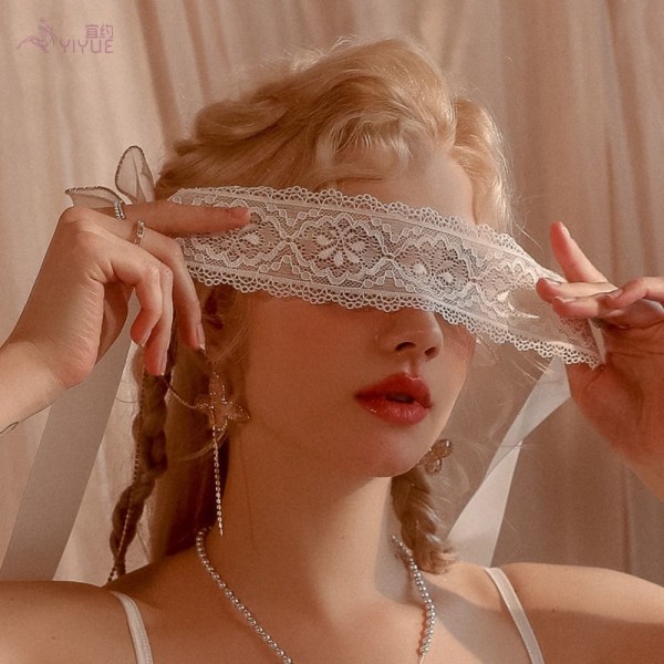 Eyepatch Lace Cosplay HVID white