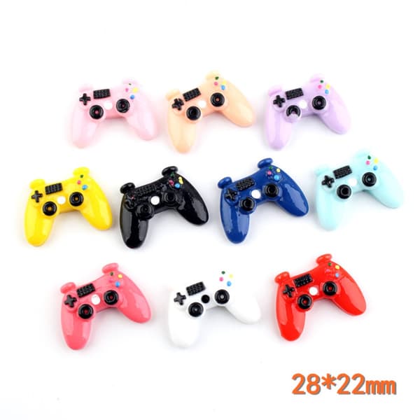 30 stk videospillkontroller Charms Resin Charms spillkontroller