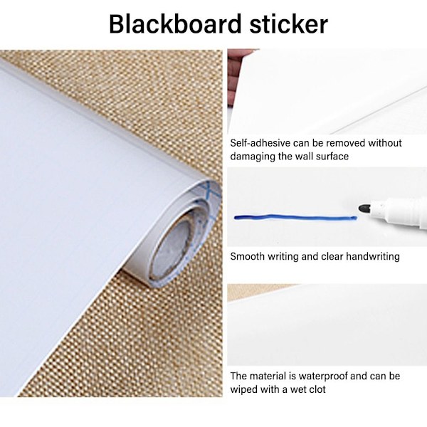 Whiteboard Sticker Blackboard GRØN 45CMX200CM green 45cmX200cm