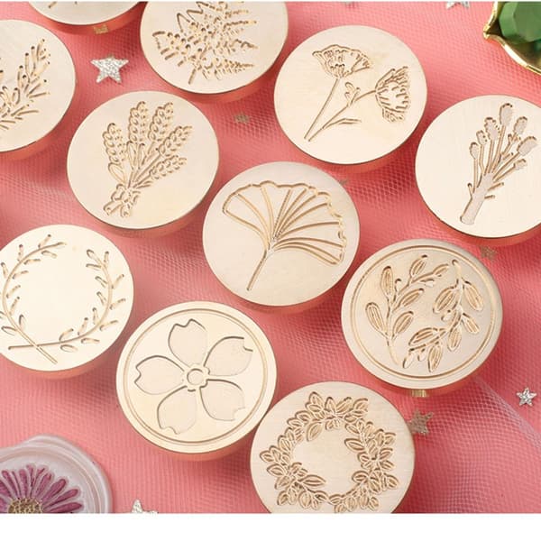 Seal Kobberhode Voks Seal Stempel 9 9 9