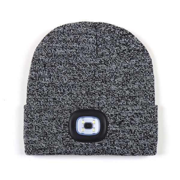 Led-otsavalaisimen cap, neulottu hattu 2 2 2