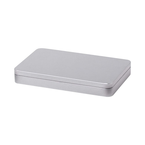 Plåtask Pillfodral SILVER silver