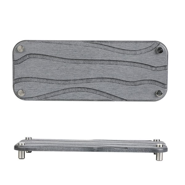 Vaskbakke Badeværelsesvask Organizer MØRKEGRÅ STYLE 2 STYLE 2 Dark Grey Style 2-Style 2