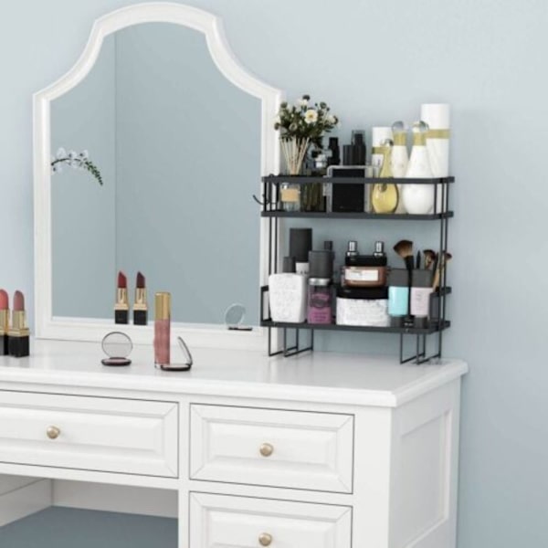 Opbevaringshylde Space Saver Organizer SORT Black