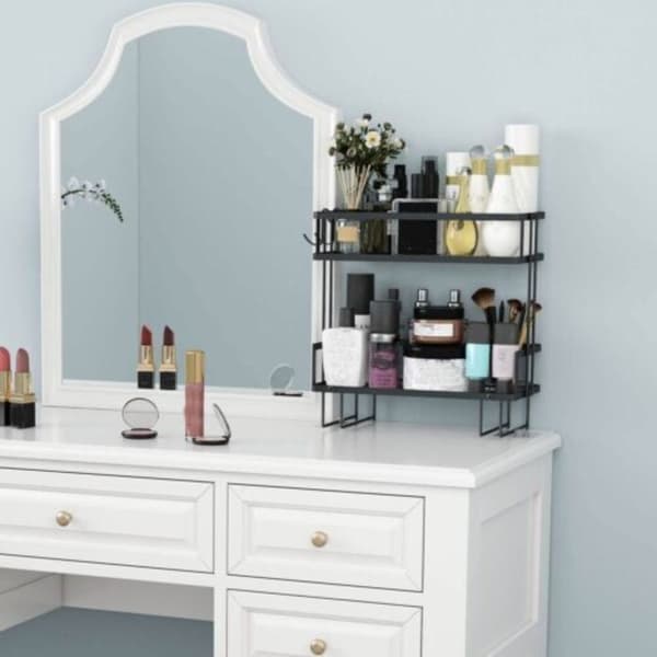 Oppbevaring Hylle Plasssparer Organizer HVIT White