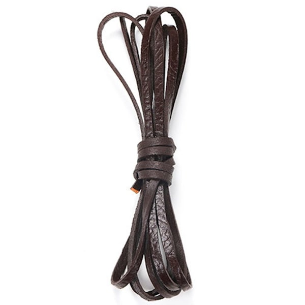 Läderrep Läder Topplager MÖRKBRUN dark brown