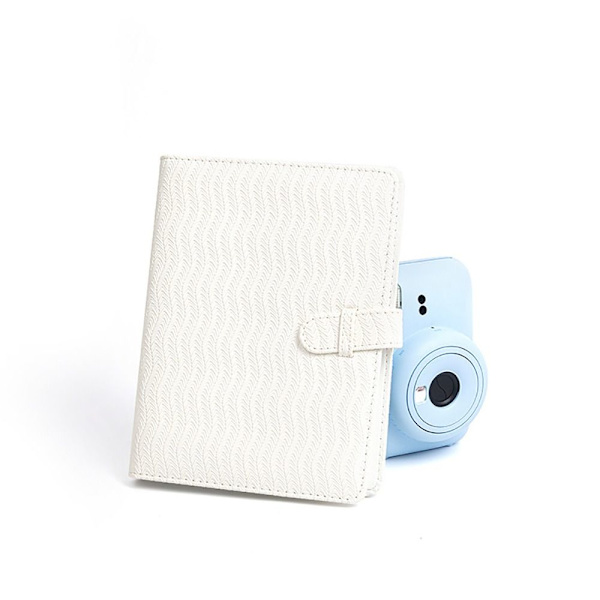 Instant Camera Photo Album 3 tums fotolagring Waved-Brown