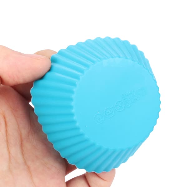 6/12 st silikonkakamuffinsformar Form 7CM(12ST) 7cm(12pcs)