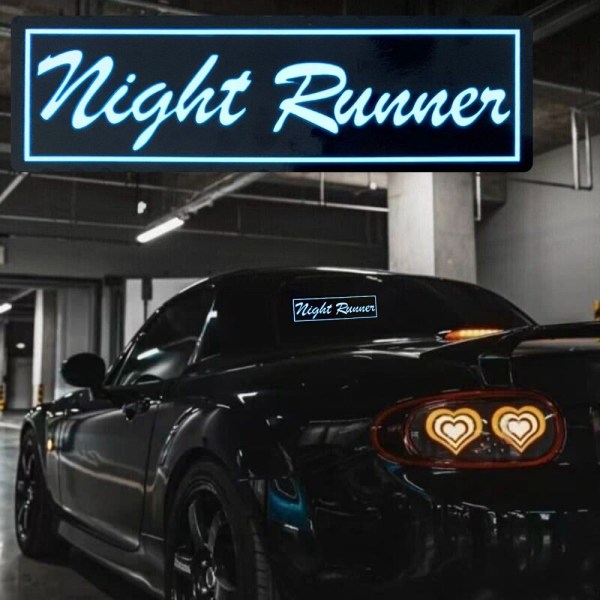 LED-bil-klistremerke Frontrute-klistremerke Night Runner