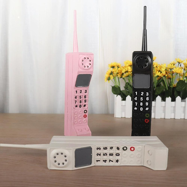 Mobil Brick Phone Model Brick Mobiltelefon Dekoration Hantverk ROSA Pink