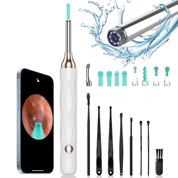 Smart Wireless Ear Wax Remover Visible Ear Scoop VIT white