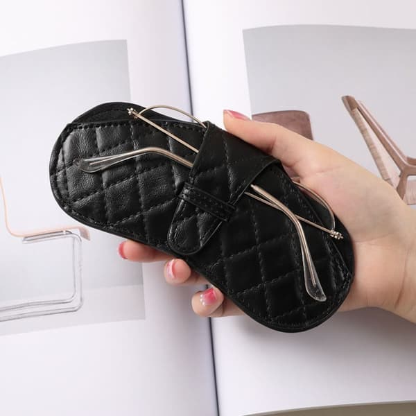 Brilleetui Opbevaringspose SORT black