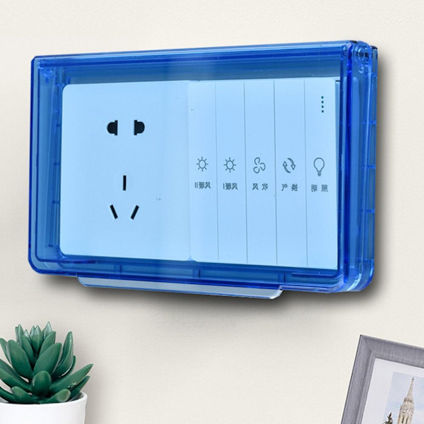 Kytkimen cover pistoke Vesitiivis laatikko LÄPINÄKYVÄ transparent