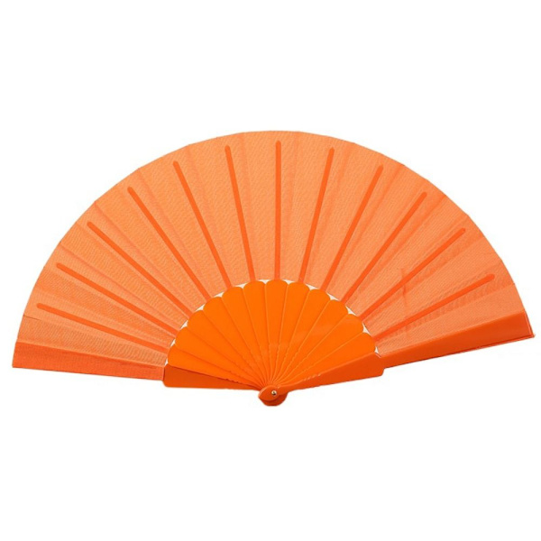 Folding Fan Cloth Håndventilator SORT Black