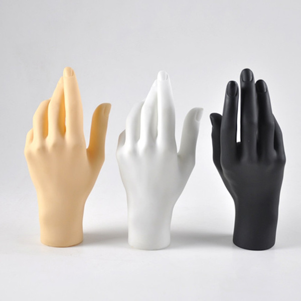 1 PC Handmodell Handskar Display WHITE-LEFT WHITE-LEFT White-Left