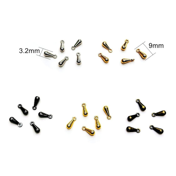 50st Minihänge Spänne Vattendroppshänge KC GOLD KC GOLD KC Gold