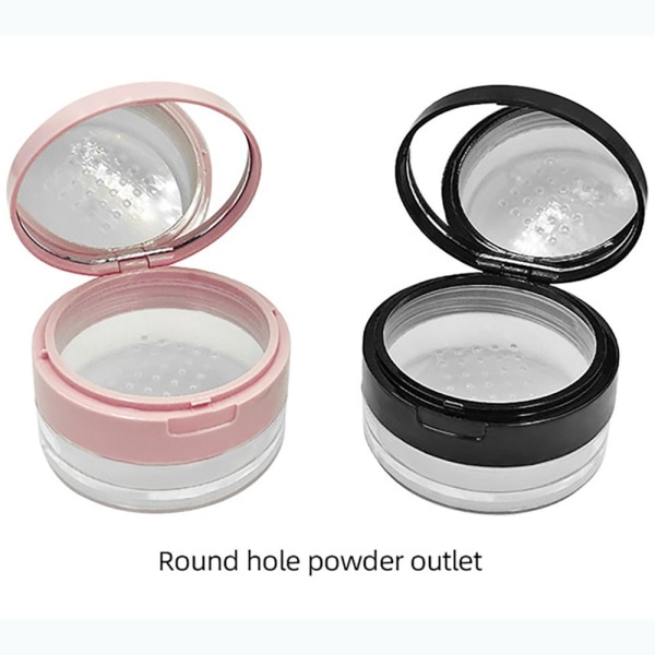 Loose Powder Box Joustava verkkosihti ROUNANINEN A A PINK A-A