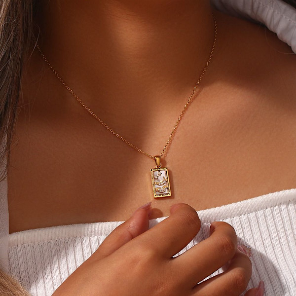Tarot Halsband Hängsmycke Halsband 9 9 9
