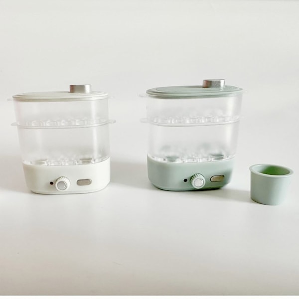 Dukkehus Mikroovn Miniatyr Matdamper HVIT MIKROOVN white micro oven-micro oven