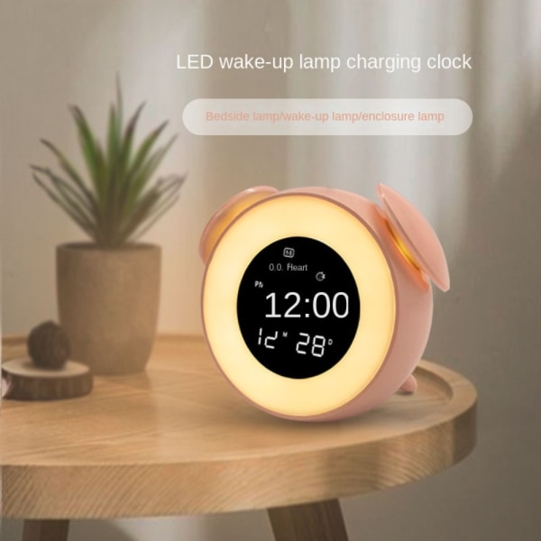 Wake Up Light Digital Led Musikalarm HVIT White