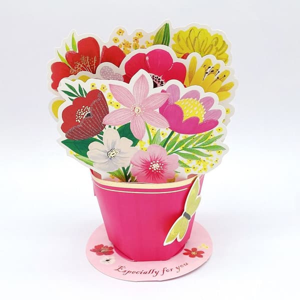 Pop Up bukett papirblomster 04 04 04
