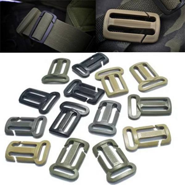 5st Tri Glide Slider Stege Låsspännen KHAKI 25MM-20MM Khaki 25mm-20mm